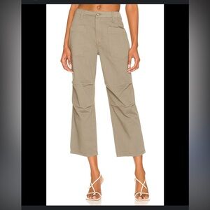 Pistola Wide Leg Utility Pants in garden green
